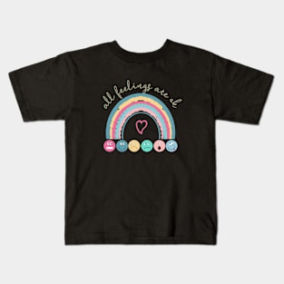 All feelings are ok! Kids T-Shirt